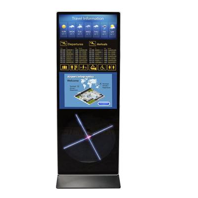 China 2021 New Arrivals 3G/4G/Camera/Printer/LOGO LCD Screen Kiosk With 3D Hologram Fan Display for sale