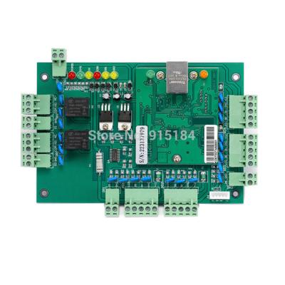 China Other Dual 2 Door TCP/IP Network Access Control PCB Panel Wiegand Door Panel Access Control Board with SDK for sale