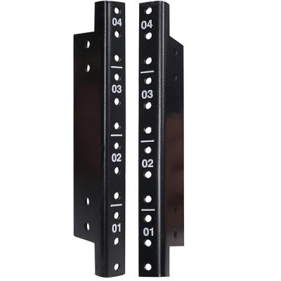 China Network Equipment Servers Rack Steel Server Mounting Bracket Rails With Black Powder Coated Finish for sale