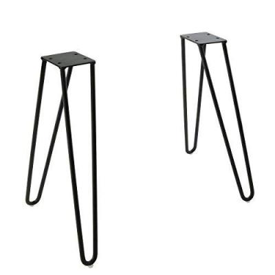 China Hairpin Easy Legs Skateboard Coffee Table Installation Solid Iron Bar With Screw for sale