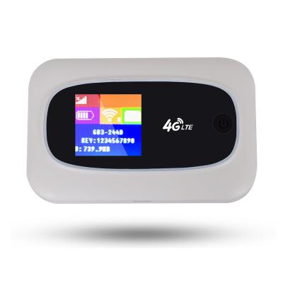 China 4g B66/B71 portable 4g ​​lte hotspot wireless router with sim card slot with led display for sale