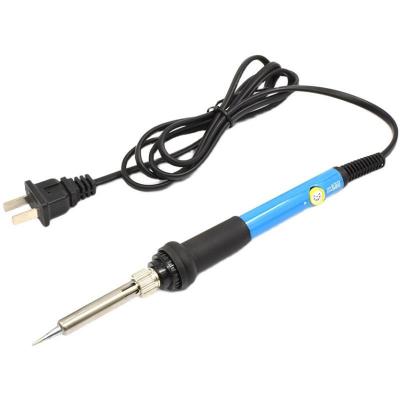 China Electric Welding Iron 220V Pencil Handle 60W EU Adjustable Temperature Plug In Welding Rework Station Heat 6pcs Welding Pencil Tips Repair Tool for sale