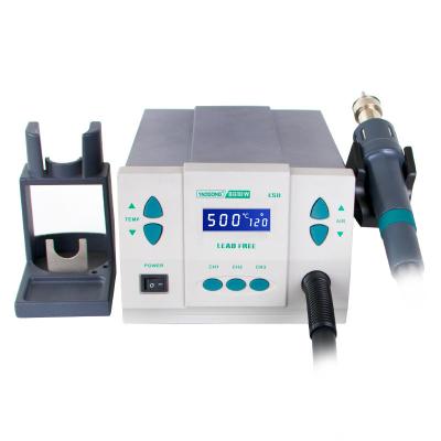 China Temperature Adjustable Air Gun 861DW Dismantling Table 1000W Rework 220V/110V Intelligent Lead-free Hot Soldering Soldering Station for sale