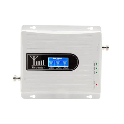 China Wholesale 2g 3g 4g Signal Booster Cell Phone Repeater Amplifier 900/1800/2100MHz Tri Band LTE GSM Mobile Booster WDF - S for sale