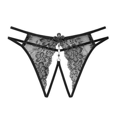 China Sexy Women Sexy Panties Floral Lace Briefs Thongs Underwear for sale