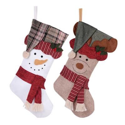 China Christmast Ornament Large Size New Style Christmas Socks Hanging Stockings For Christmas Decoration for sale