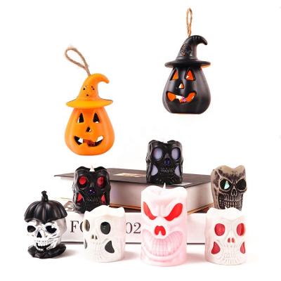 China Halloween Decoration 24 Patterns Lights Halloween Led Pumpkin Light Skull Light Led Candles Halloween Decorations for sale