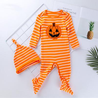 China 0-2 Years Old Casual Baby Clothing Halloween Onesie Long Sleeves Halloween Baby Costume for sale