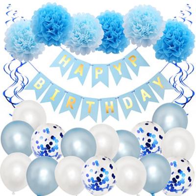 China Birthday Party Decoration 4 Colors Fringes Sequin Balloon Costume Spiral Birthday Party Supplies for sale