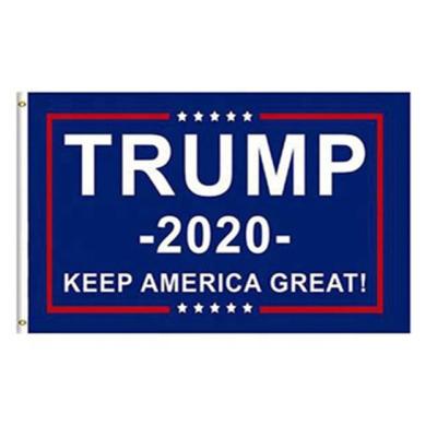 China Waterproof custom cheap blue flag trump general election flag for sale