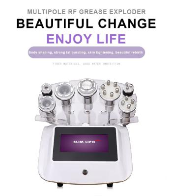 China Skin Revitalizer 7 IN 1 CE Approved Ultra Portable Shape Cavitation RF Vacuum Cleaner Slimming Machine 27C1 for sale