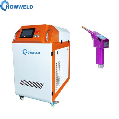 China Promotion Price 1kw Hot Sale Fiber Laser Welding Machine Howweld Handheld Welding Machine Metal Stainless Steel Laser Welder for sale