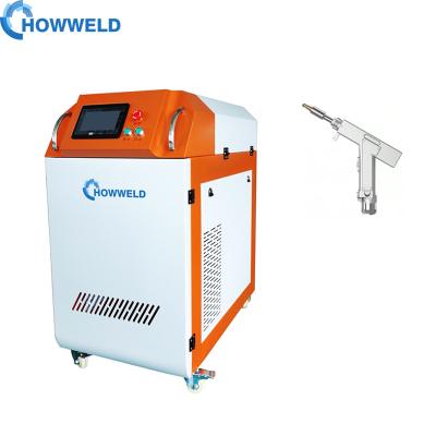 China 2022 1500w Metal Stainless Steel Laser Welder Howweld New Arrival Portable Manual Handheld Fiber Laser Welding for sale