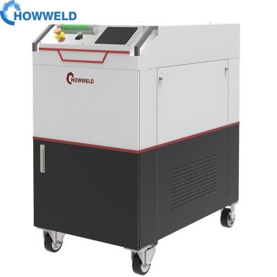 China Dust Collection 100w 200w Anilox Roller Laser Cleaning Machine for sale