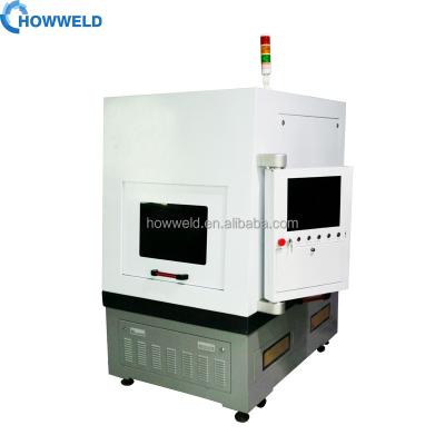 China VISION SYSTEM Howweld Laser Marking Machine For Silver Gold Jewelery Jewelry Wood for sale