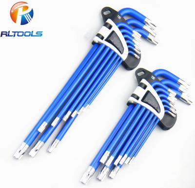 China CRV New Supply Best Colorful Spray Paint Allen Hex Wrench High Quality Torx Wrench Set for sale