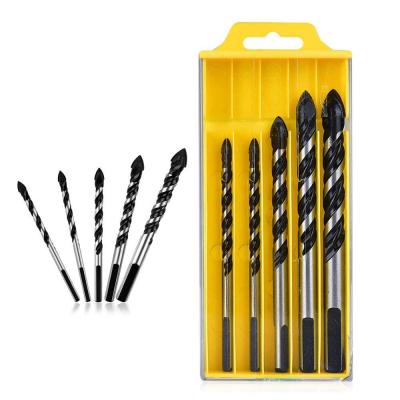 China 5 Piece Extra Length Triangle Concrete Leg Kit TILE Drill Bits, BRICK, CEMENT, CONCRETE, GLASS, MASONRY, Ceramic Drill Bits for sale