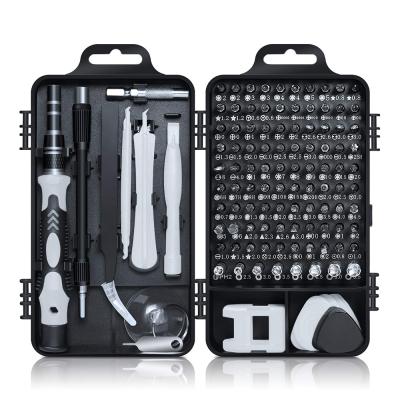 China Multifunctional DIY Hand Work Repair Tools Kit Chrome Vanadium Magnetic Bits Mini Precision Screwdriver Set 112 115 in 1 Case for Amazon Seller for sale