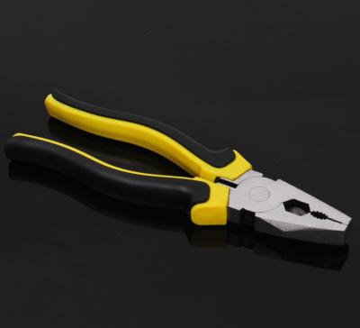 China MULTI FUNCTIONAL Banana Handle Professinal Wire Cutter Combination Wide Nose Pliers for sale