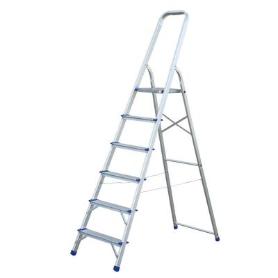 China New product household aluminum ladder wide platform steel and aluminum folding ladders for choice for sale