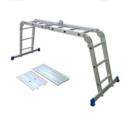 China EN131 folding ladders and GS 4x3 universal aluminum combination ladder for sale