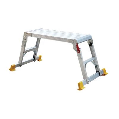 China Folding Ladders Metal Work Bench High Quality Lightweight Heavy Duty Foldable Portable Work Platform for sale