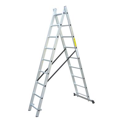 China High quality two part aluminum prfofile ladders of combination folding ladders for sale for sale