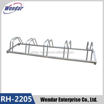 China High Quality Steel 5 Bike Stance Rack In Public, Galvanized Bicycle Parking Rack, Bicycle Floor Parking Rack Storage Rack for sale