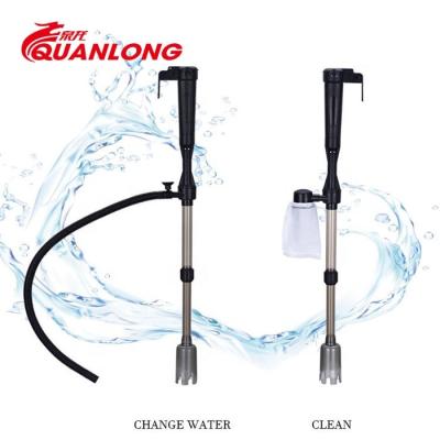 China Sustainable Electric Water Switch Aquarium Battery Auto Siphon for sale