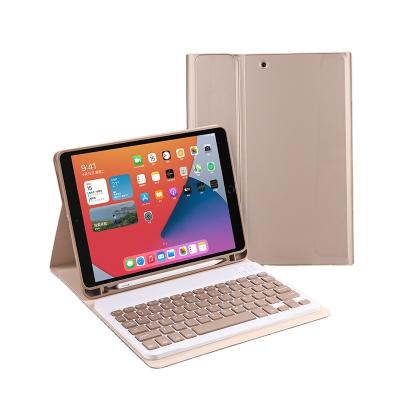 China Fanshion Shockproof Keyboard Case with Magnetic Pencil Holder Sublimation Holder Case for iPad 5th Generation 9.7 inch iPad Case for sale