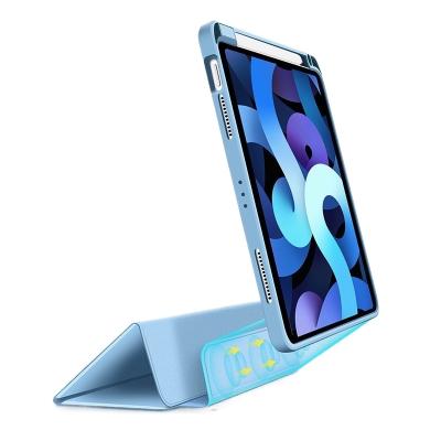 China Hot Selling High Quality Magnetic Detachable Magnetic Supper Stand Slim Auto-Sleep Function Tablet Case For Apple iPad 8 8th Generation 10.2 Case With Pencil Holder for sale