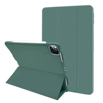 China iPad Mini 6 Smart Flip Tablet Case Triple Cover with Auto Sleep and Wake Magnetic Silicone Soft Case for iPad mini6 mini 6 case for sale