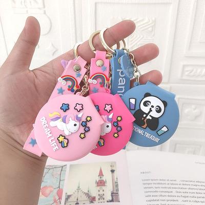 China Simplicity Creative Cartoon Cool Metal Unicorn Key Chain Key Chain For Women Man for sale