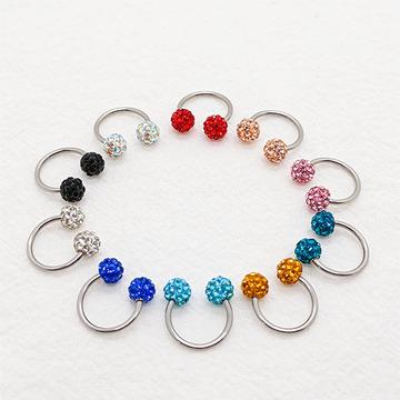 China Wholesale FASHIONABLE Nose Ring Human Body Piercing Fashion U Studs Nose Ring and Eyebrow for sale