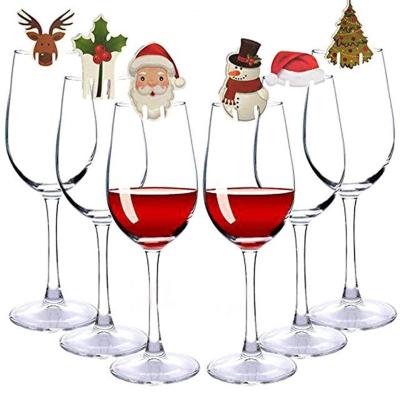 China Trendy Dinner Santa Snowman Shape Christmas Fashion Party Decorations for HomeGlass for sale