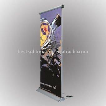 China Vertical atand up luxury roll up banner stand design for sale