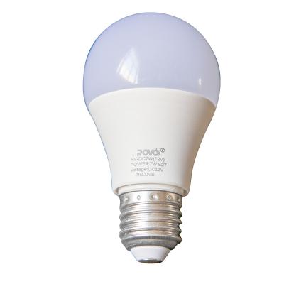 China ROVO 18W 12V DC LED Bulb Home Lamp E27 B22 3000 at 6500K Color Temperature Energy Saving for Home Hotel Indoor for sale