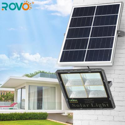 China ROVO Residential 60 Watt Solar Powered Lights For Garden Outdoor Street High Power LED Waterproof With Solar Panel Battery for sale