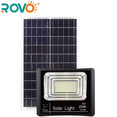 China ROVO AFL 70W Residential Garden LED Solar Spot Lights Waterproof Outdoor Light with Solar Panel Accessory for sale