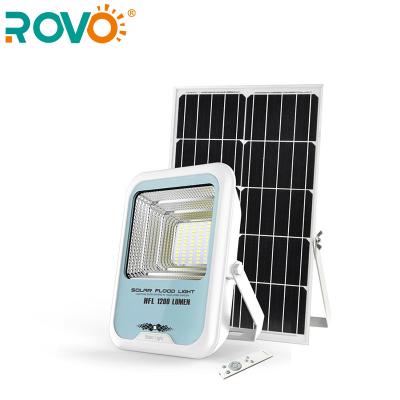 China ROVO Fl. 200W Solar Residential Solar Light Outdoor Battery Waterproof Light For Street Garden With Solar Battery Panel for sale