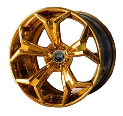 China VIP Sports 18 19 20 21 22 Inch Custom Factory Sport High Quality Alloy New 2 Piece Forging Car Wheels for sale