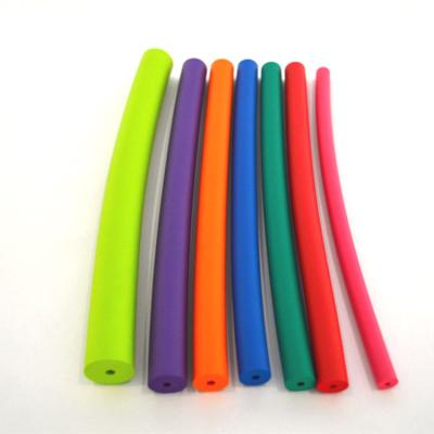 China Solid Soft Flexibility Heat Shrinkable Silicone Foam Rubber Tube for sale