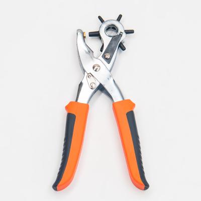 China Ordinary Multifunctional Aluminum Alloy Leather Punching Universal Single Hole Small Drill Magic Punch Pliers for sale