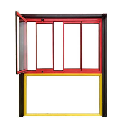 China High Quality Aluminum Magnetic Screen Doors And Windows Dubai Metal Doors And Windows Aluminum for sale