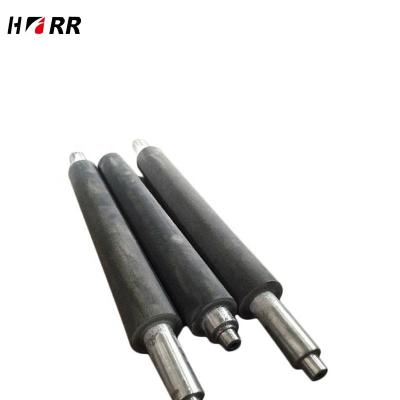 China Machinery Parts Industrial Rubber Roller Manufacturer Steel Roller Factory for sale