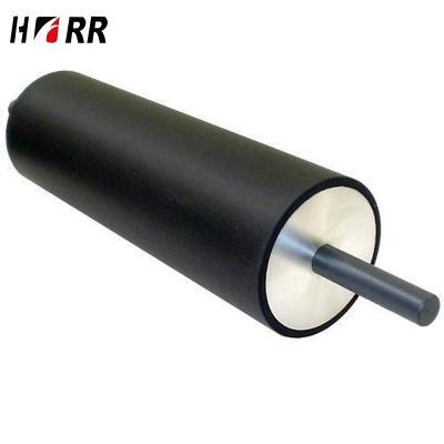 China Machinery Parts Printing Roller PU Rubber Roller Shaft For Machinery for sale