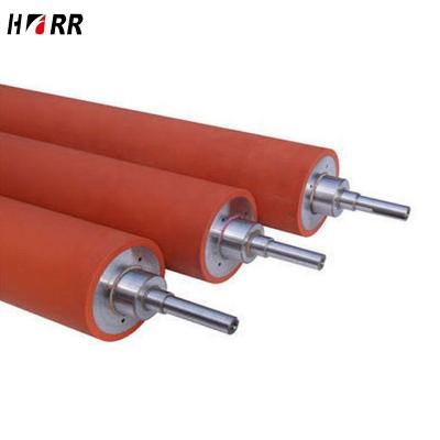 China Machinery Parts Customized Roller Covered In Quality Silicone Rubber for sale