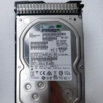 China Server 819078-001 818365-B21 HUS726020ALS214 2TB 7200RPM 3.5inch SAS 12GB G9G10 HDD for sale