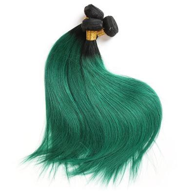 China 100% Green Ombre Cheap Price Body Wave TKL Bundles Hair Straight Soft Silky Straight Loose Hair for sale