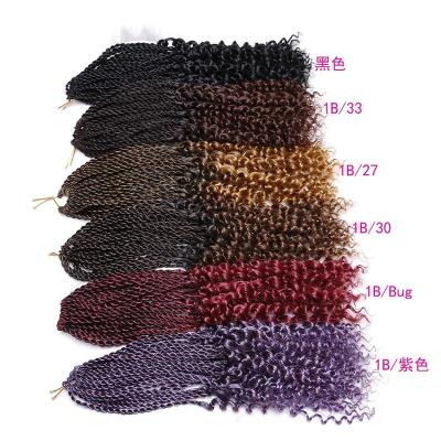 China Wholesale Braiding Hair TKL Pre-twisted Fashionable Synthetic Braiding Hair Bulk Showy Braid Hair With Packing for sale